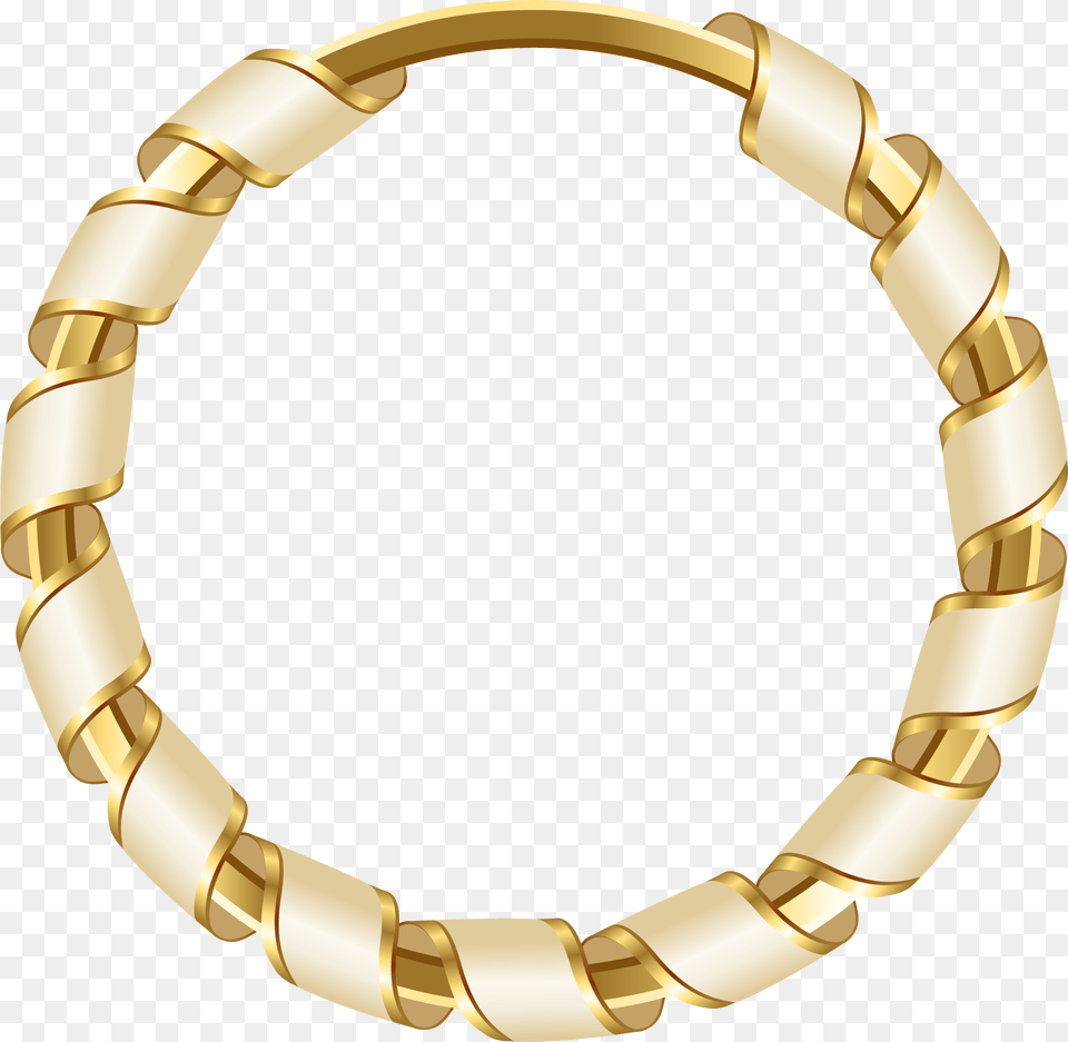 Round Gold Frame Gold Round Frame, Accessories, Bracelet, Jewelry, Bathroom Free Png