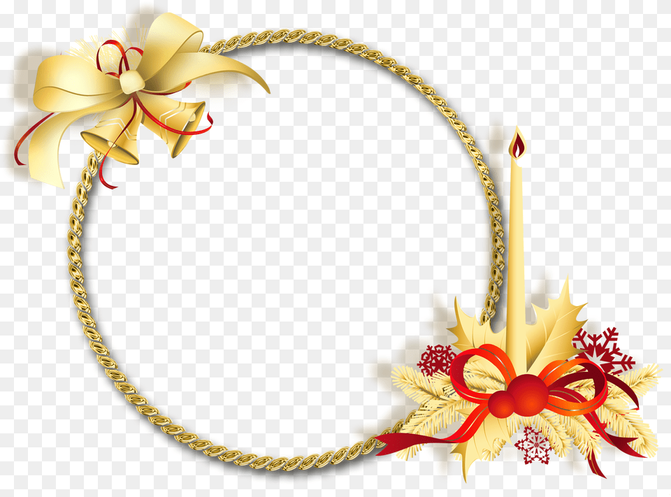 Round Gold Frame Picture Golden Free Transparent Png