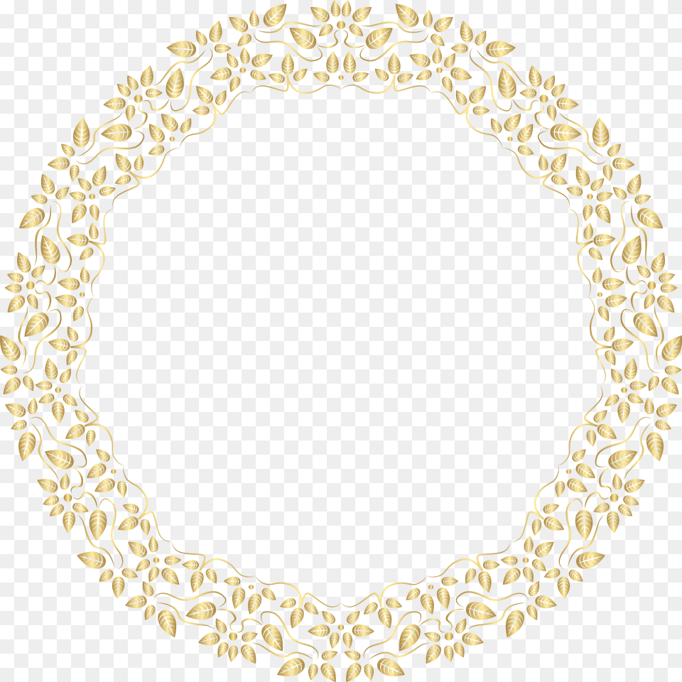 Round Gold Transparent, Oval, Home Decor Png