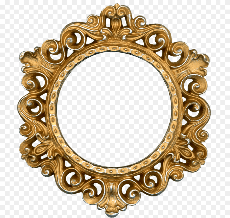 Round Golden Frame Transparent Round Frame, Oval, Photography, Gold, Bronze Png