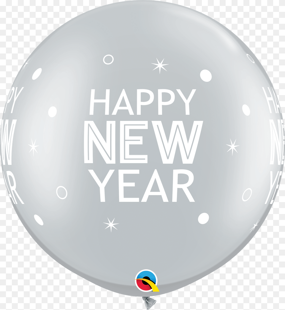 Round Happy New Years, Balloon, Clothing, Hardhat, Helmet Free Transparent Png