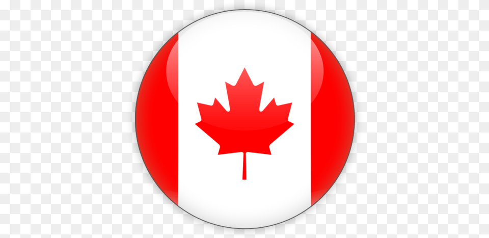 Round Icon Canada Flag Circle, Leaf, Plant, Maple Leaf, Logo Png