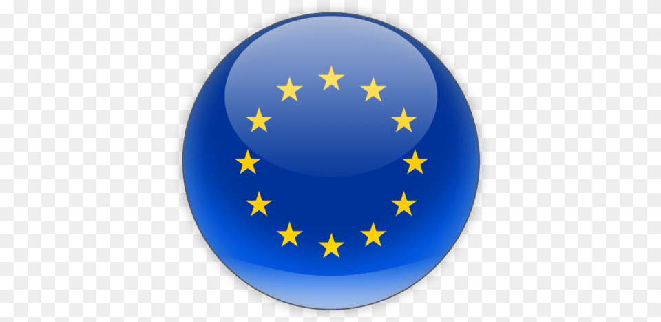 Round Icon Illustration Of Flag European Union American Flag, Sphere, Symbol Free Png