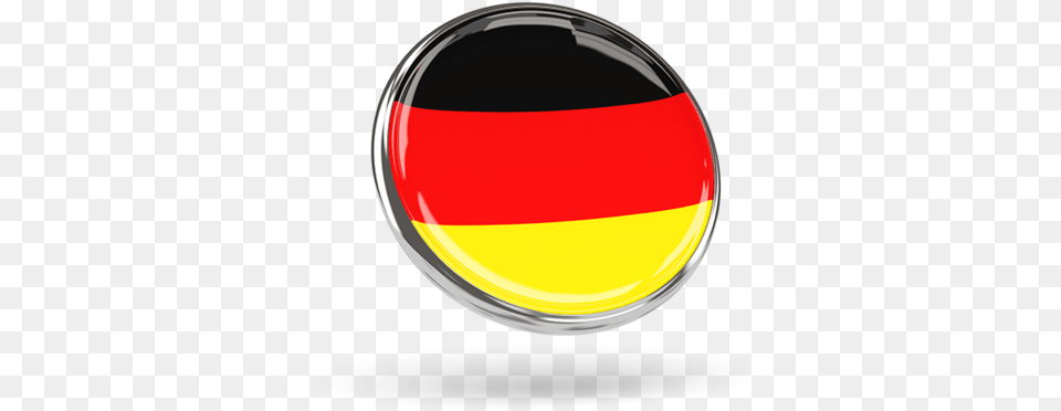 Round Icon With Metal Frame Illustration Of Flag Germany Circle, Sphere, Disk, Logo Png