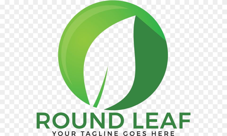 Round Leaf Logo Design Graphic Design, Green, Tennis Ball, Ball, Tennis Free Transparent Png