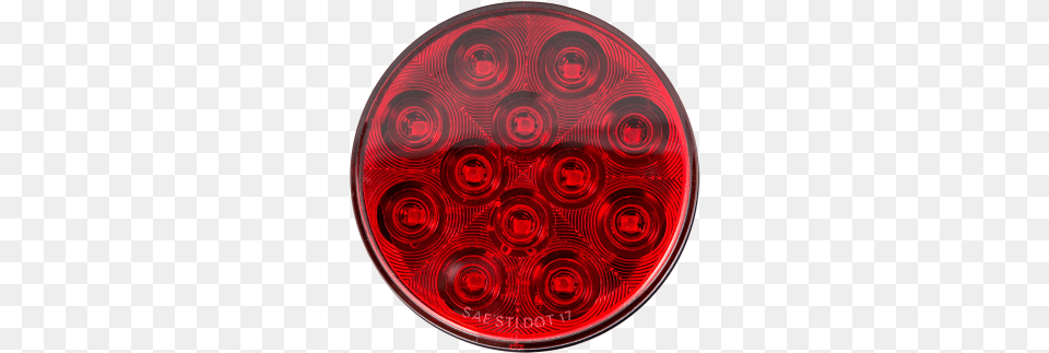 Round Led Stop Tail Turn Light Heavy Duty Lighting Circle, Disk, Traffic Light Free Png