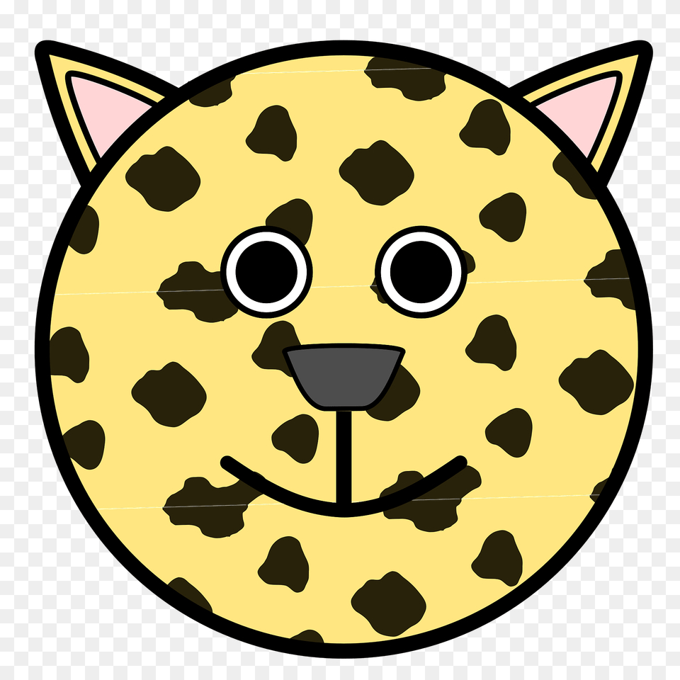 Round Leopard Face Clipart, Head, Person, Baby, Electronics Free Transparent Png