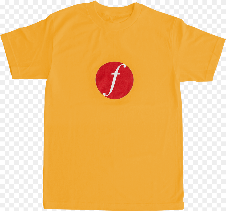 Round Logo Tee Gold Function Leeds United Subbuteo Shirt, Clothing, T-shirt Png