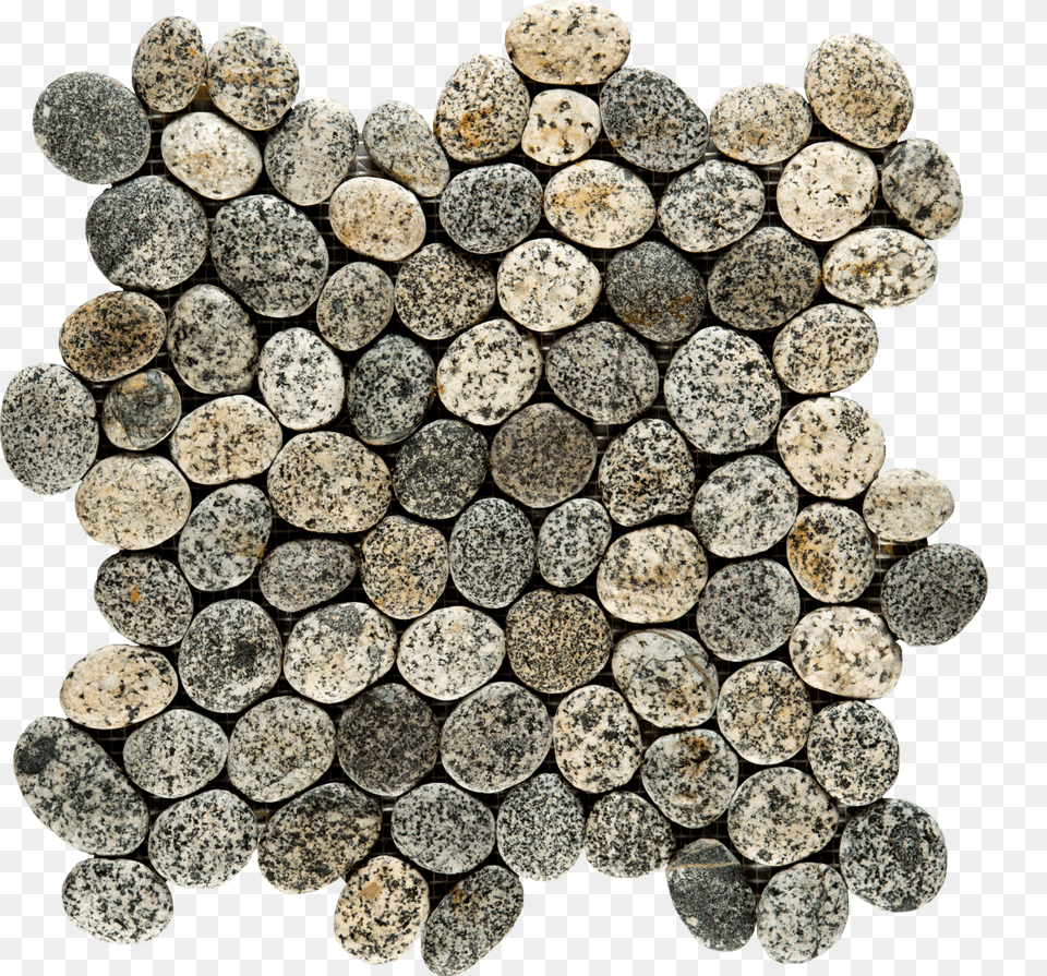 Round Pebble Mosaics Coin Png Image