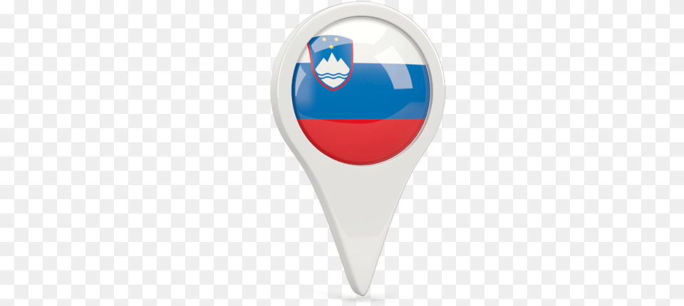 Round Pin Icon Flag Of Slovenia, Badge, Logo, Symbol Png Image