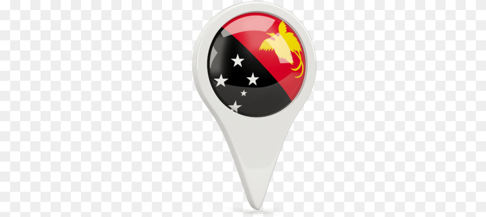Round Pin Icon Icon Papua New Guinea Flag Pin, Symbol, Logo Free Transparent Png