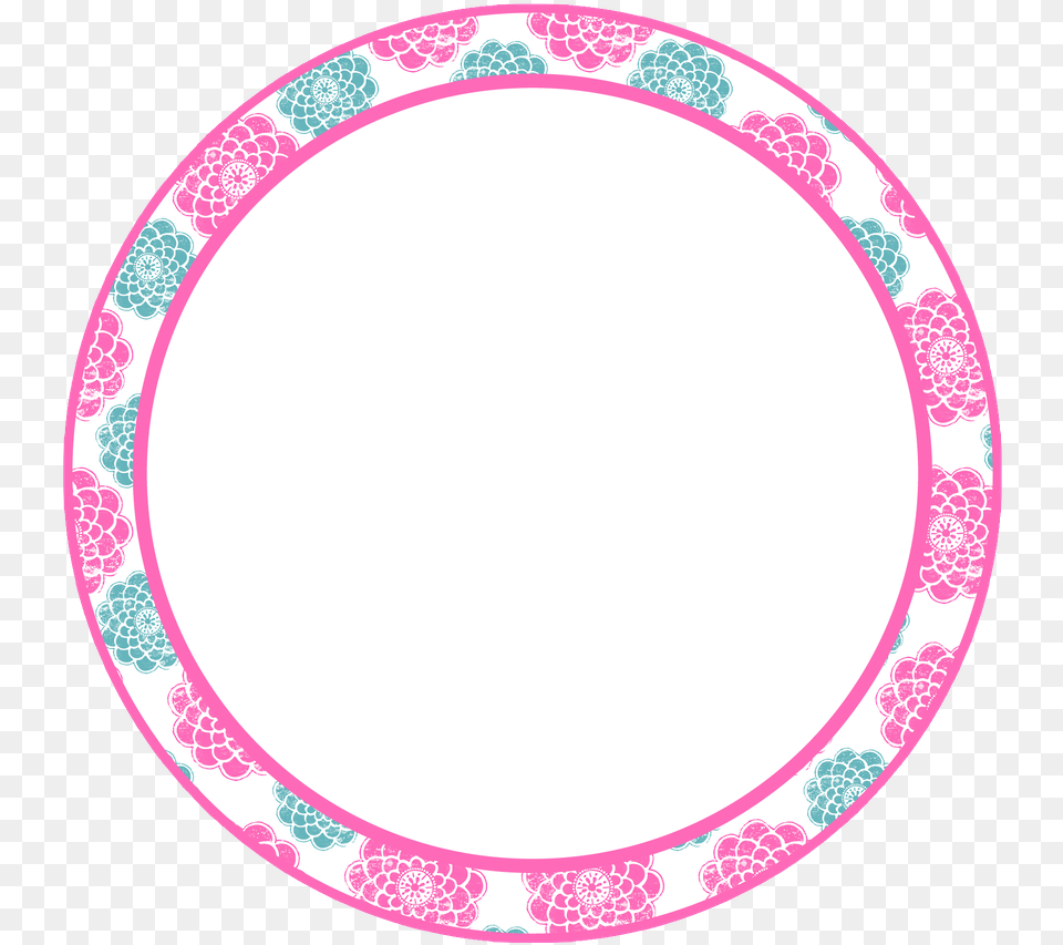 Round Pink Label, Art, Oval, Porcelain, Pottery Png