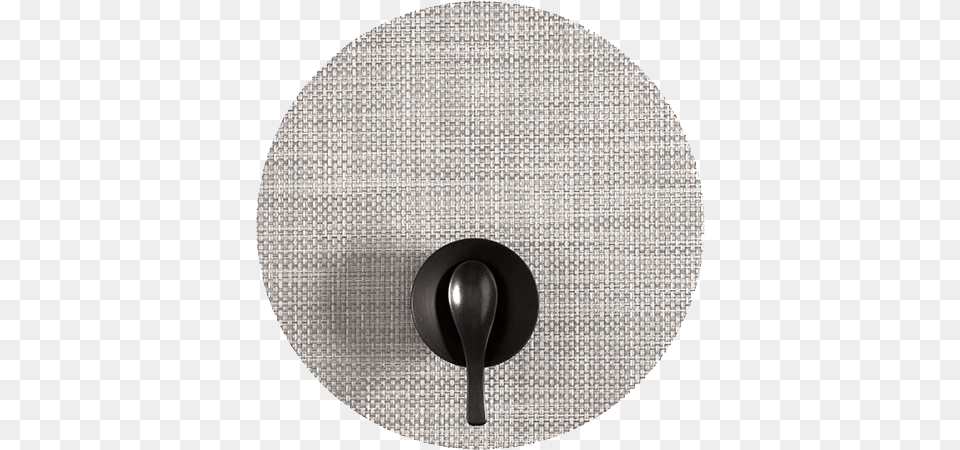 Round Placemat In White Silver Basketweave Copy Mi Chilewich Round Placemats, Cutlery, Spoon, Home Decor, Disk Png Image