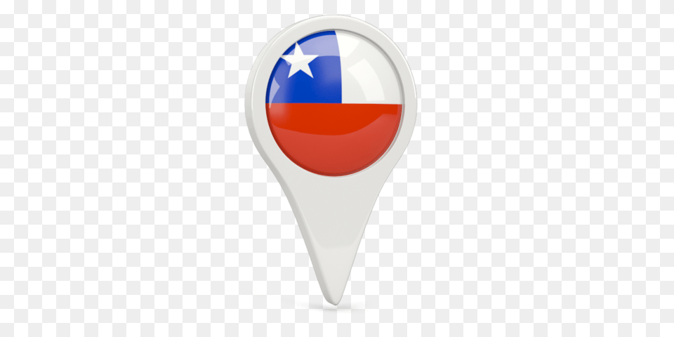 Round Pn Illustration Of Flag Of Chile, Logo, Food, Ketchup, Cutlery Png Image