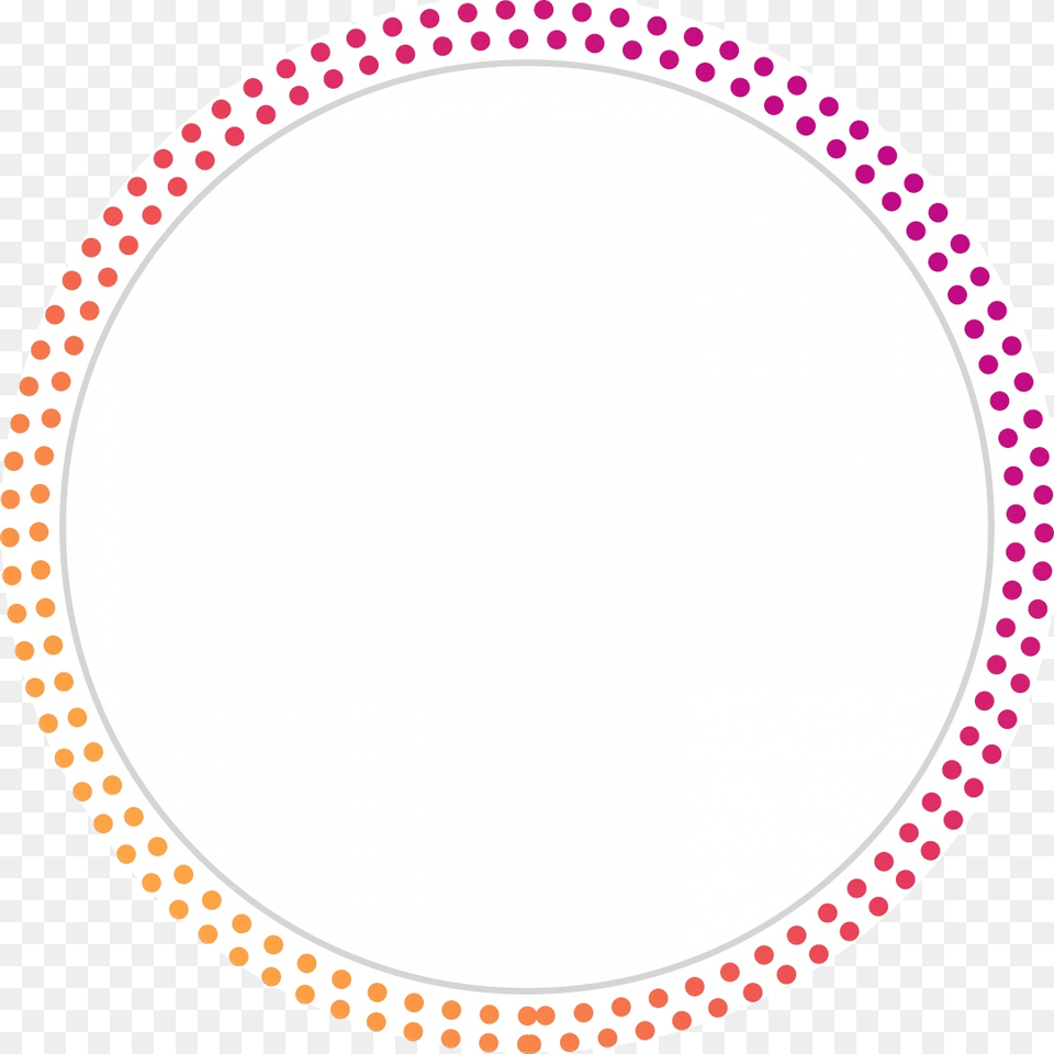 Round Profile Picture Border, Oval, Pattern Free Png Download