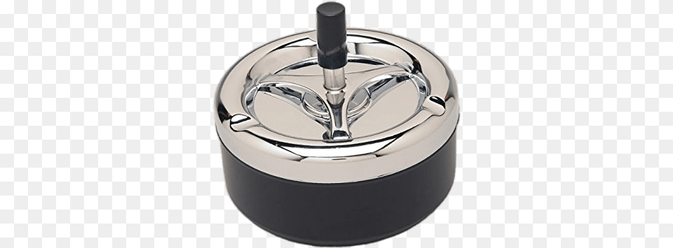 Round Push Down Ashtray, Smoke Pipe Png Image