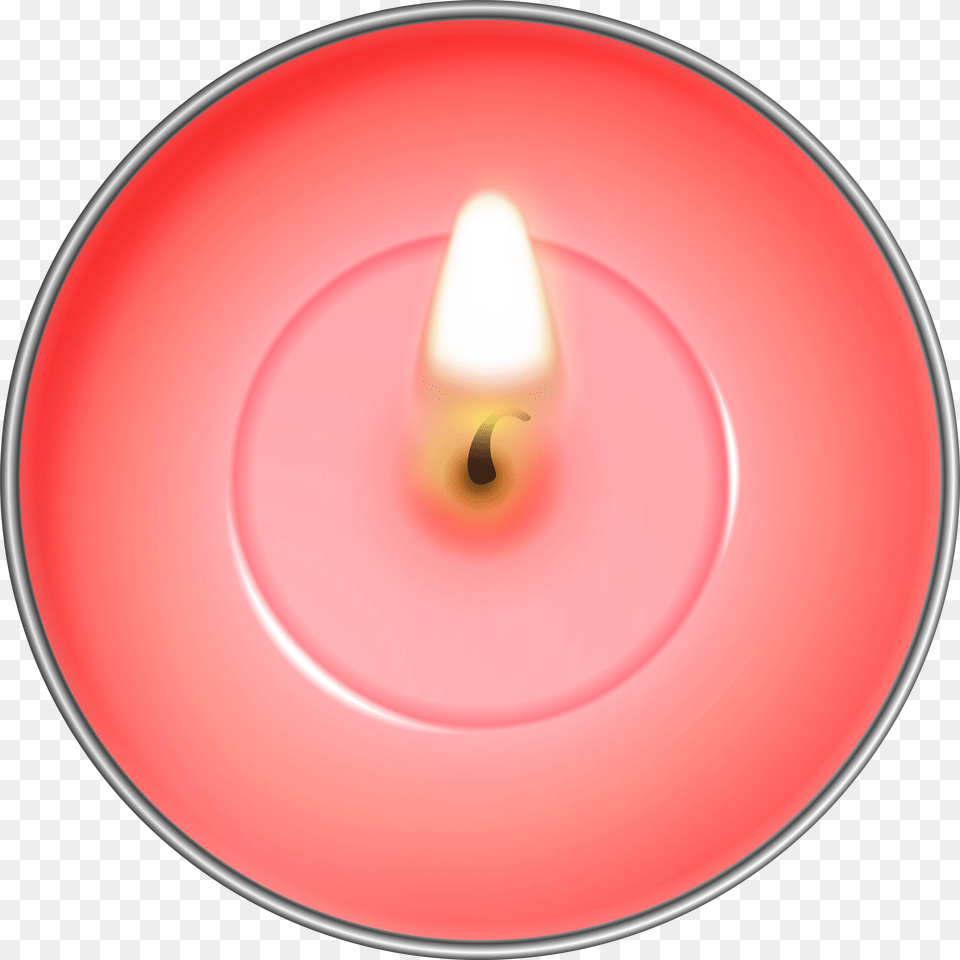 Round Red Candle Clip Art Png Image