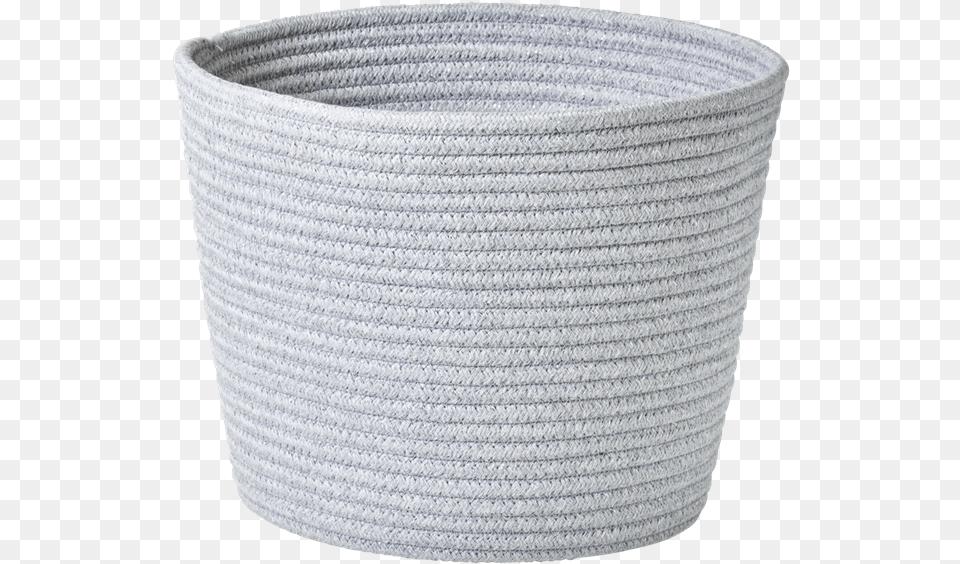 Round Rope Storage Basket Silver Grey By Rice Dk Rice Baskets Bags Amp Bins Bsrop Mgr Grey, Woven Free Transparent Png