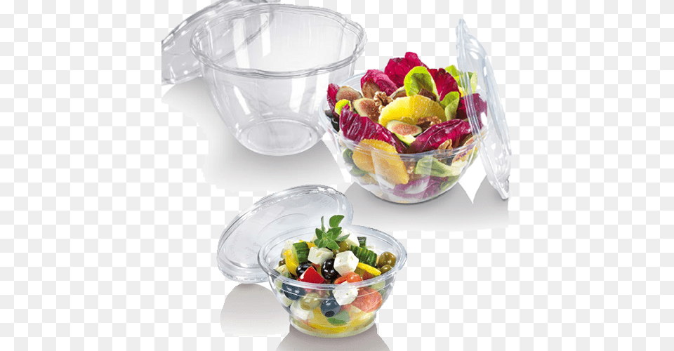 Round Salad Bowls Coupelle En Plastique 700 Ml Coupelle, Food, Lunch, Meal, Bowl Png