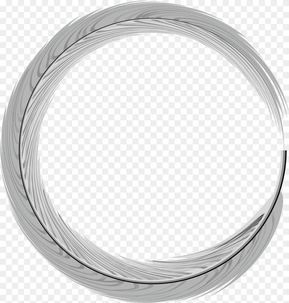Round Silver Frame Transparent Silver Circle, Accessories, Bracelet, Jewelry, Wire Png
