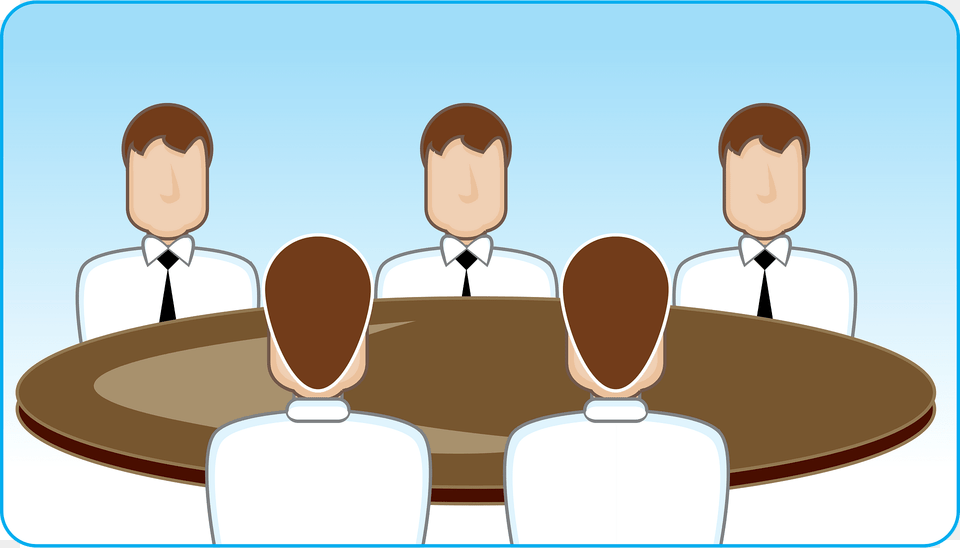 Round Table Discussion Clipart, Interview, Person, People, Conversation Free Png