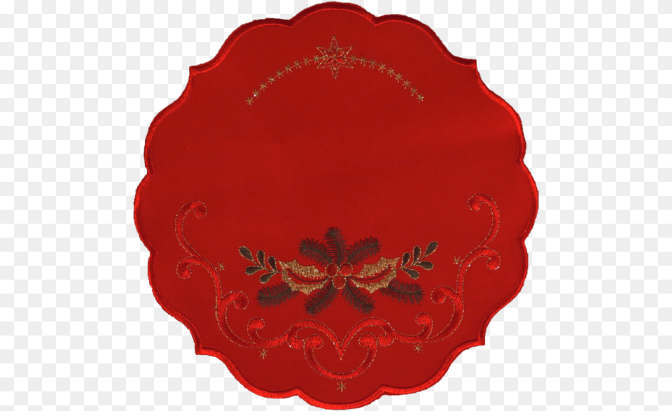 Round Table Linen Emblem, Pattern, Embroidery, Home Decor, Birthday Cake Png Image