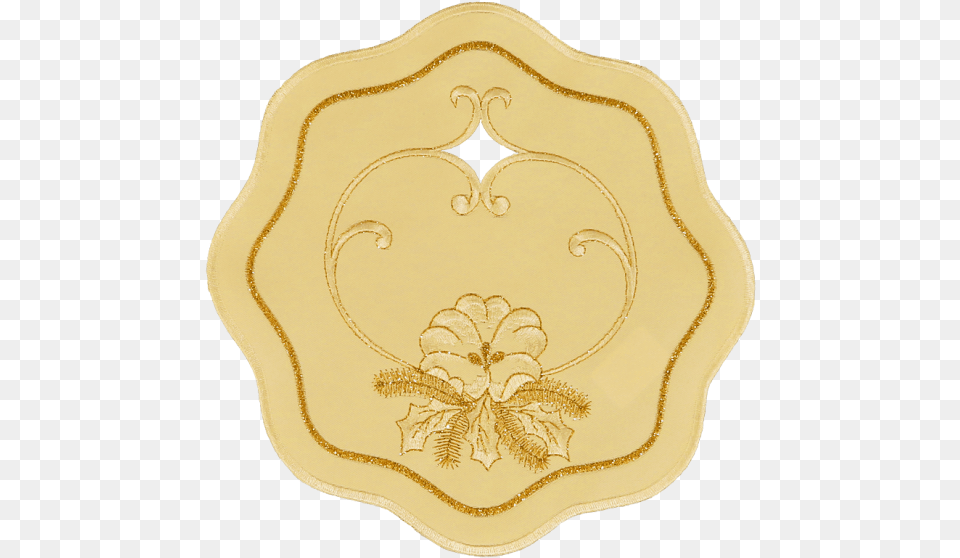 Round Table Linen Emblem, Gold, Home Decor, Accessories, Jewelry Free Transparent Png