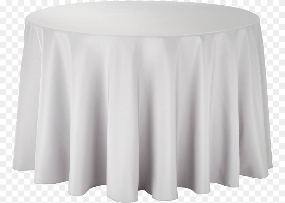 Round Table With Cloth, Tablecloth Free Png Download