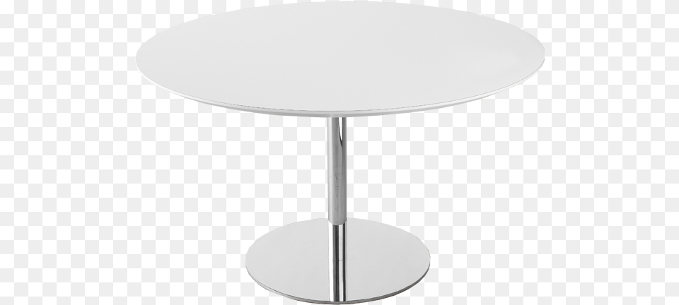Round Table With Stainless Steel Base, Coffee Table, Dining Table, Furniture Free Png Download