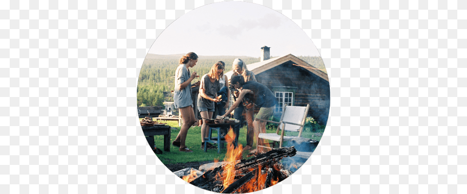 Round Tag Campfire, Adult, Person, Flame, Fire Png