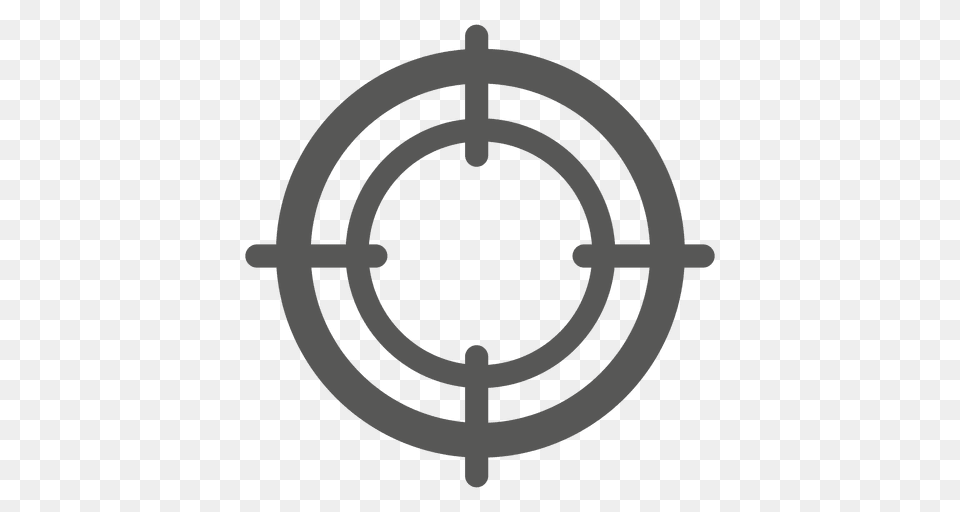 Round Target Sign, Cross, Symbol, Hoop Free Png Download