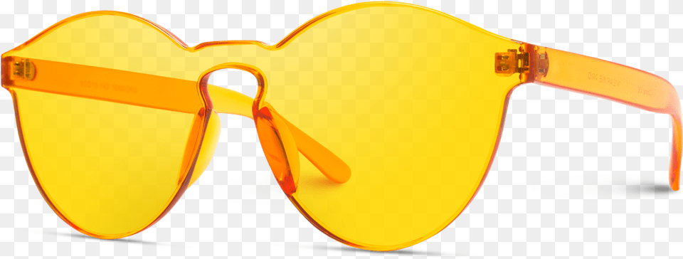 Round Tinted Orange Retro Party Sunglasses Plastic, Accessories, Glasses, Goggles Free Png