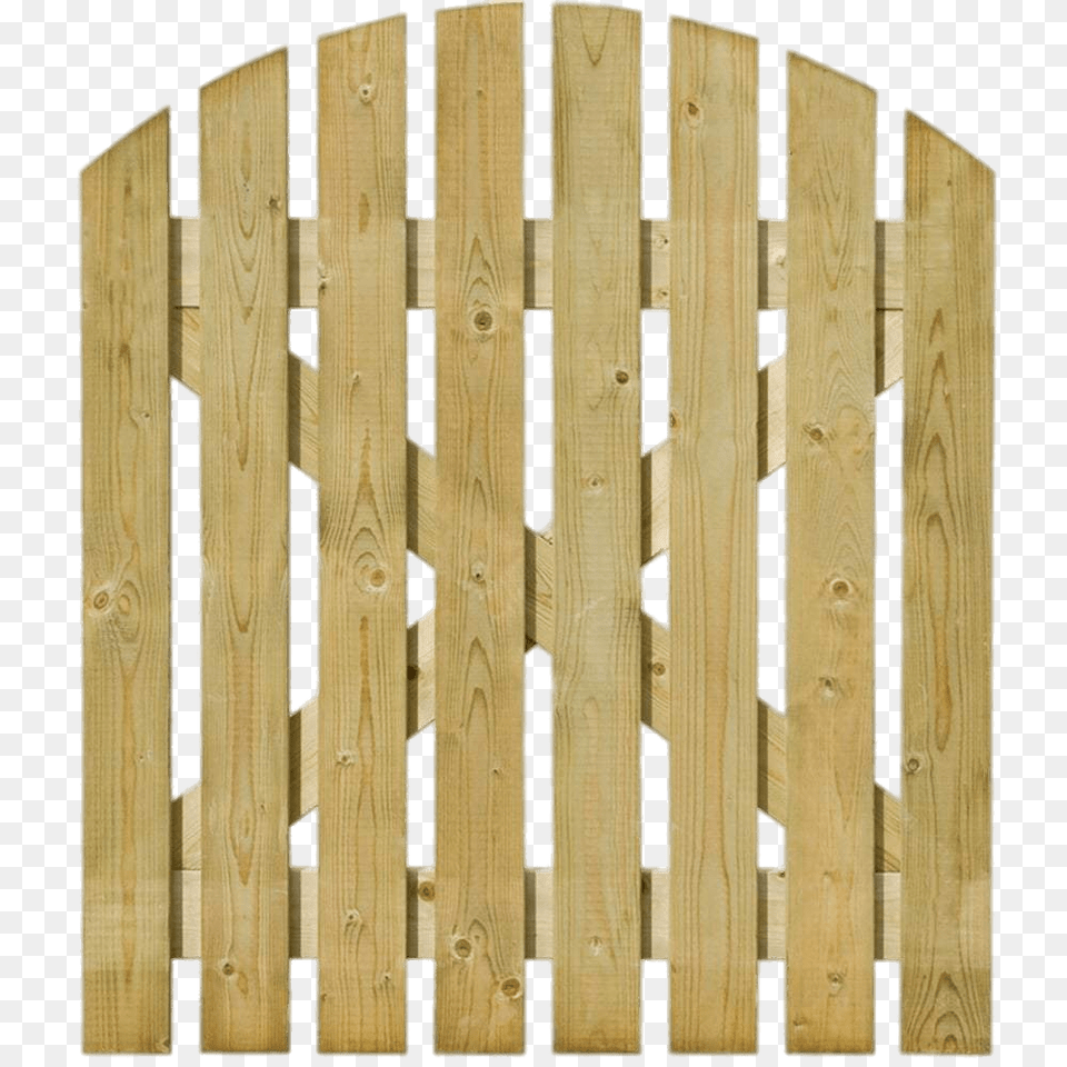 Round Top Light Wooden Gate, Fence, Wood, Hardwood, Indoors Png Image
