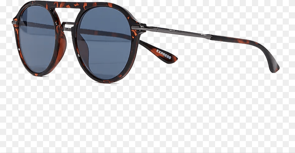 Round Tortoiseshell Sunglasses Reflection, Accessories, Glasses Free Png Download
