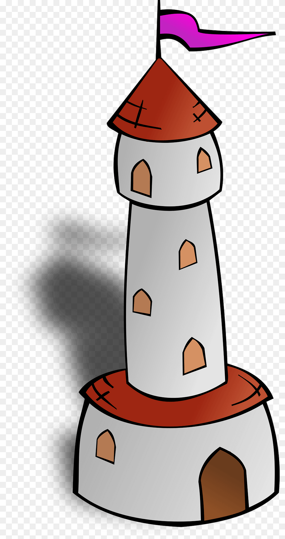 Round Tower With Flag Clipart, Outdoors, Nature, Snow, Snowman Free Png