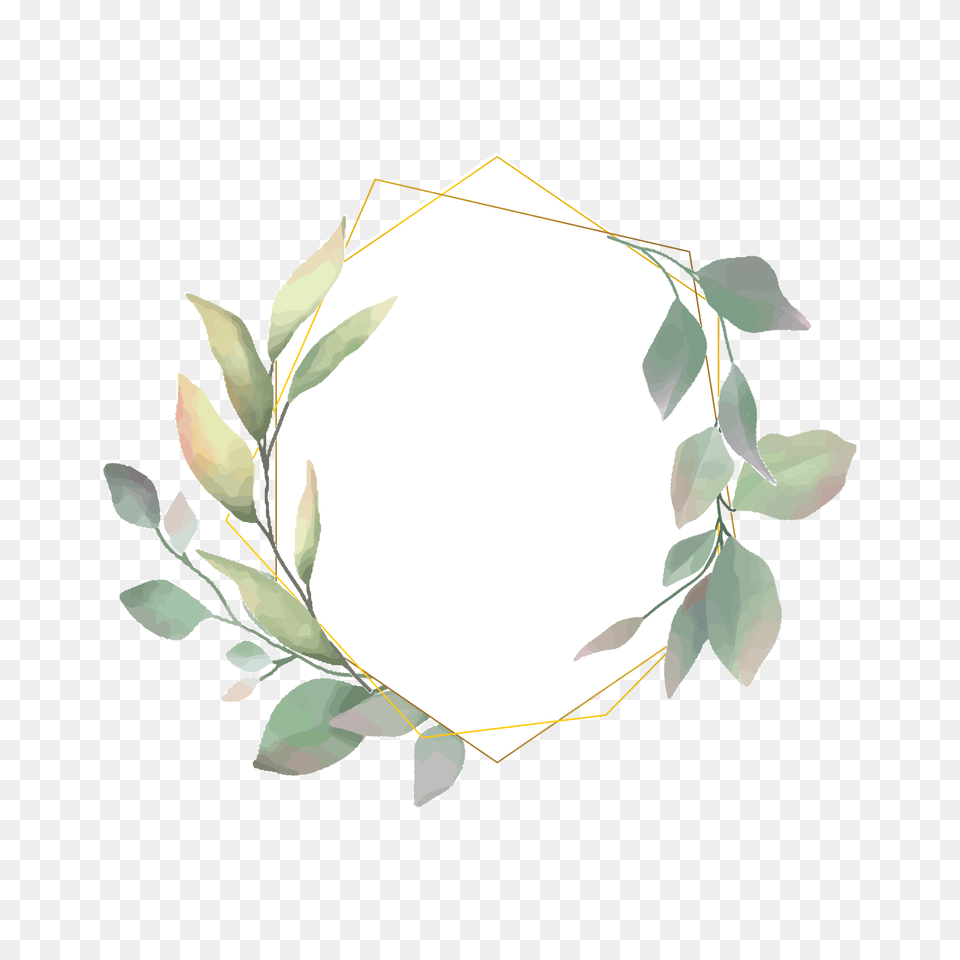 Round Watercolor Leaves Frame Download Vectors Bay Laurel, Plant, Accessories, Art, Jewelry Free Png