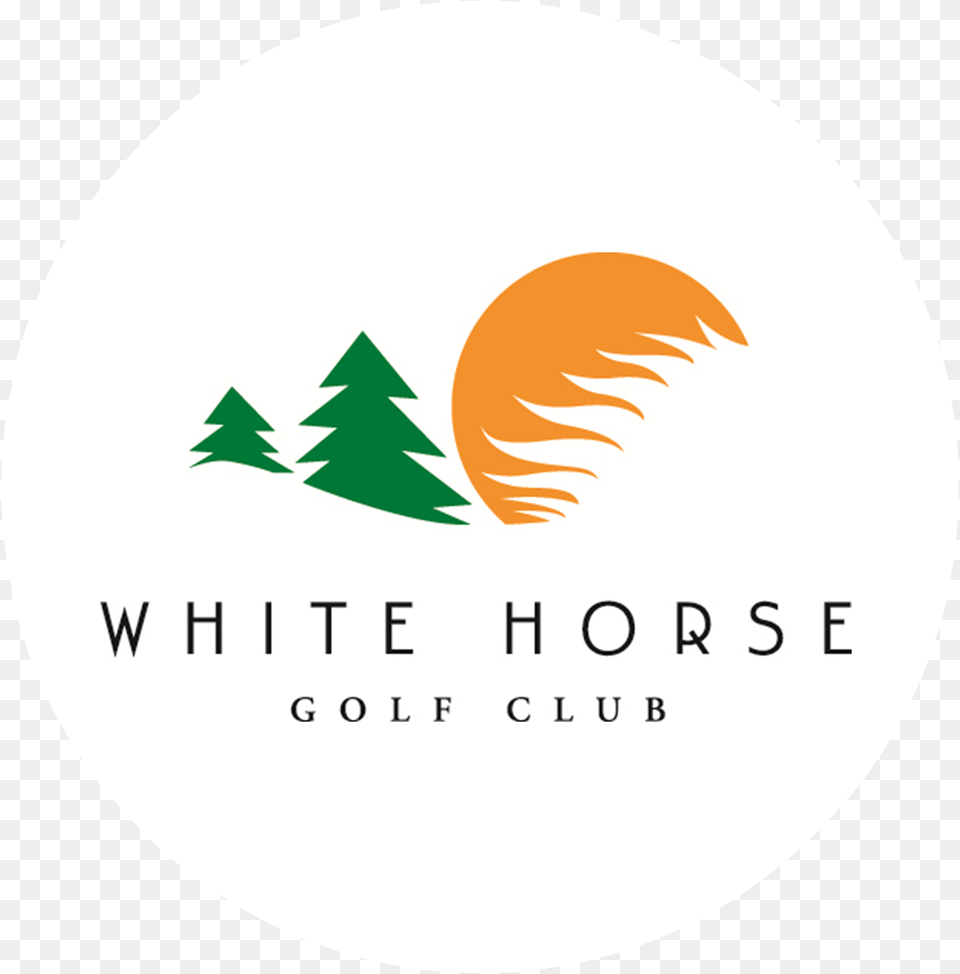 Round White Horse Logo White Horse Golf Club, Disk Free Transparent Png
