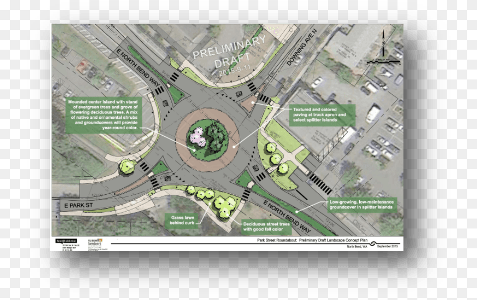 Roundabout Construction, City, Road, Intersection, Neighborhood Png Image