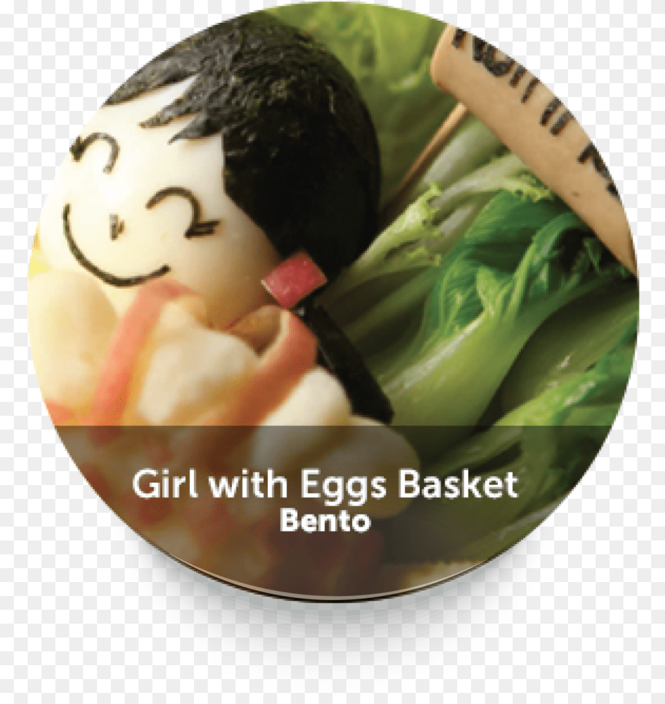 Roundbuttonfunbento, Food, Produce, Meal, Face Png