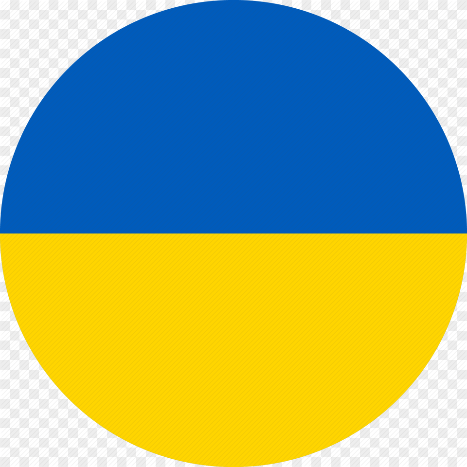 Rounded Flat Country Collection Ukraine Flag Circle, Sphere, Astronomy, Moon, Nature Free Transparent Png