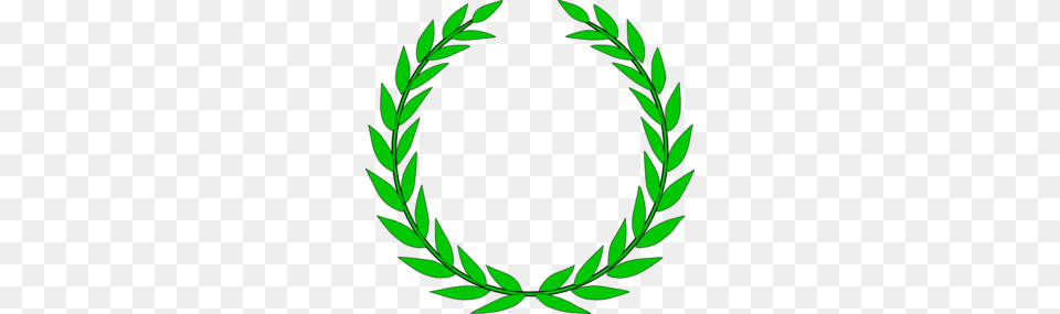 Rounded Leaf Clipart, Green, Emblem, Symbol Free Png