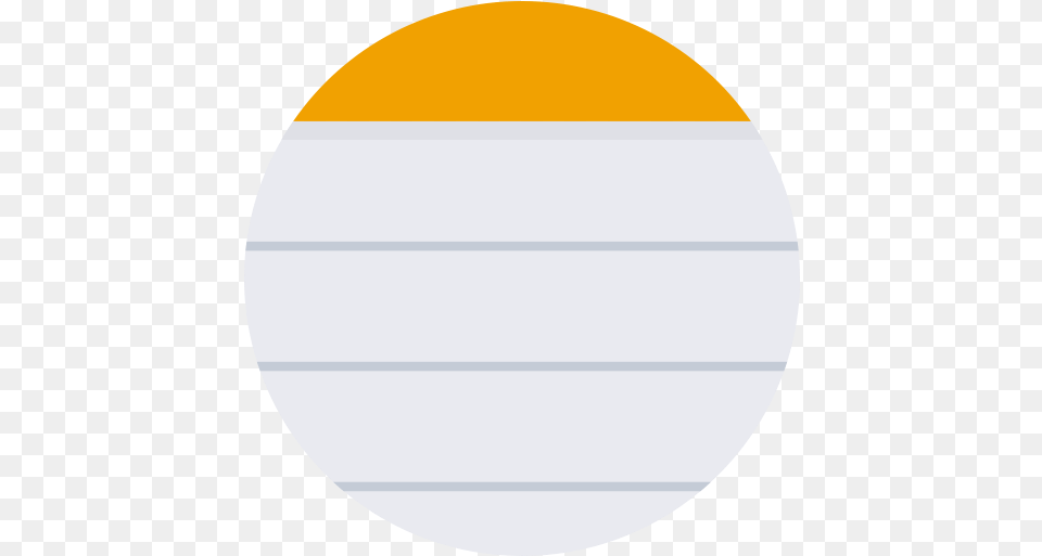 Rounded Lined Paper Icon Of Notes Round Icon, Sphere, Oval Free Png Download