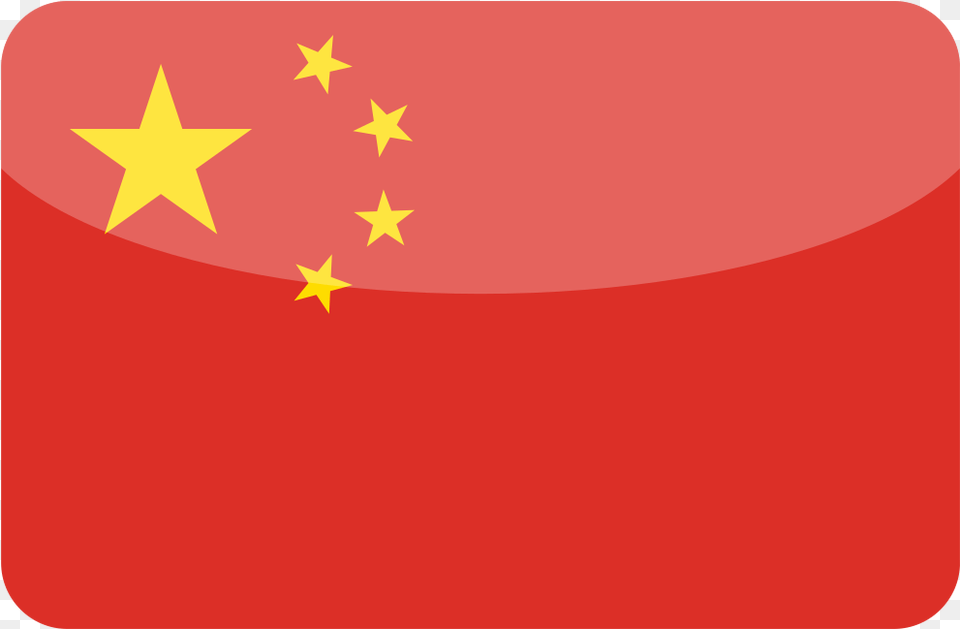 Rounded Rectangle Flag Alternative Chinese Flag, Symbol, Star Symbol Png