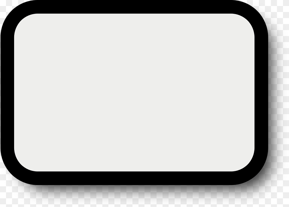 Rounded Rectangle Frame Image, White Board Free Png