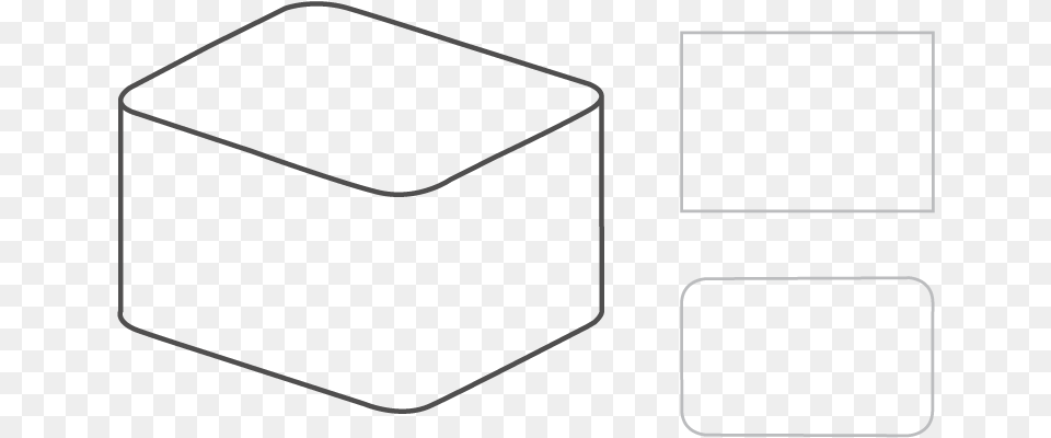 Rounded Rectangle Line Art, Jar Free Png Download