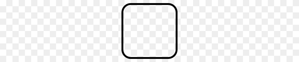 Rounded Square, Gray Free Transparent Png