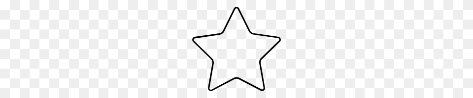 Rounded Star Icons Noun Project, Gray Free Transparent Png