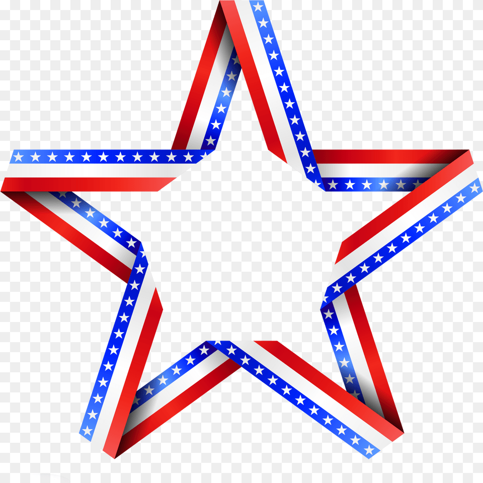 Rounded Star Library Files Red White And Blue Star Clipart, Symbol Free Transparent Png