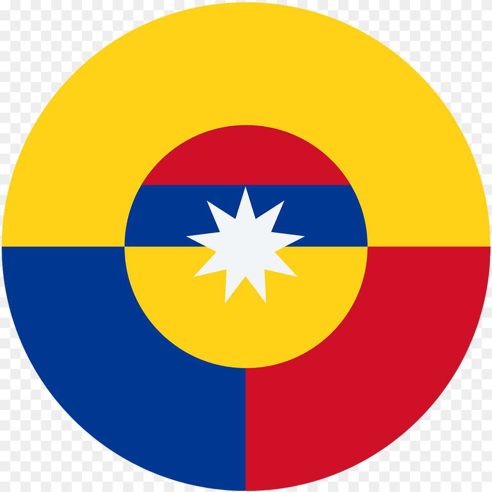 Roundel Of Colombia Clipart, Logo Png Image