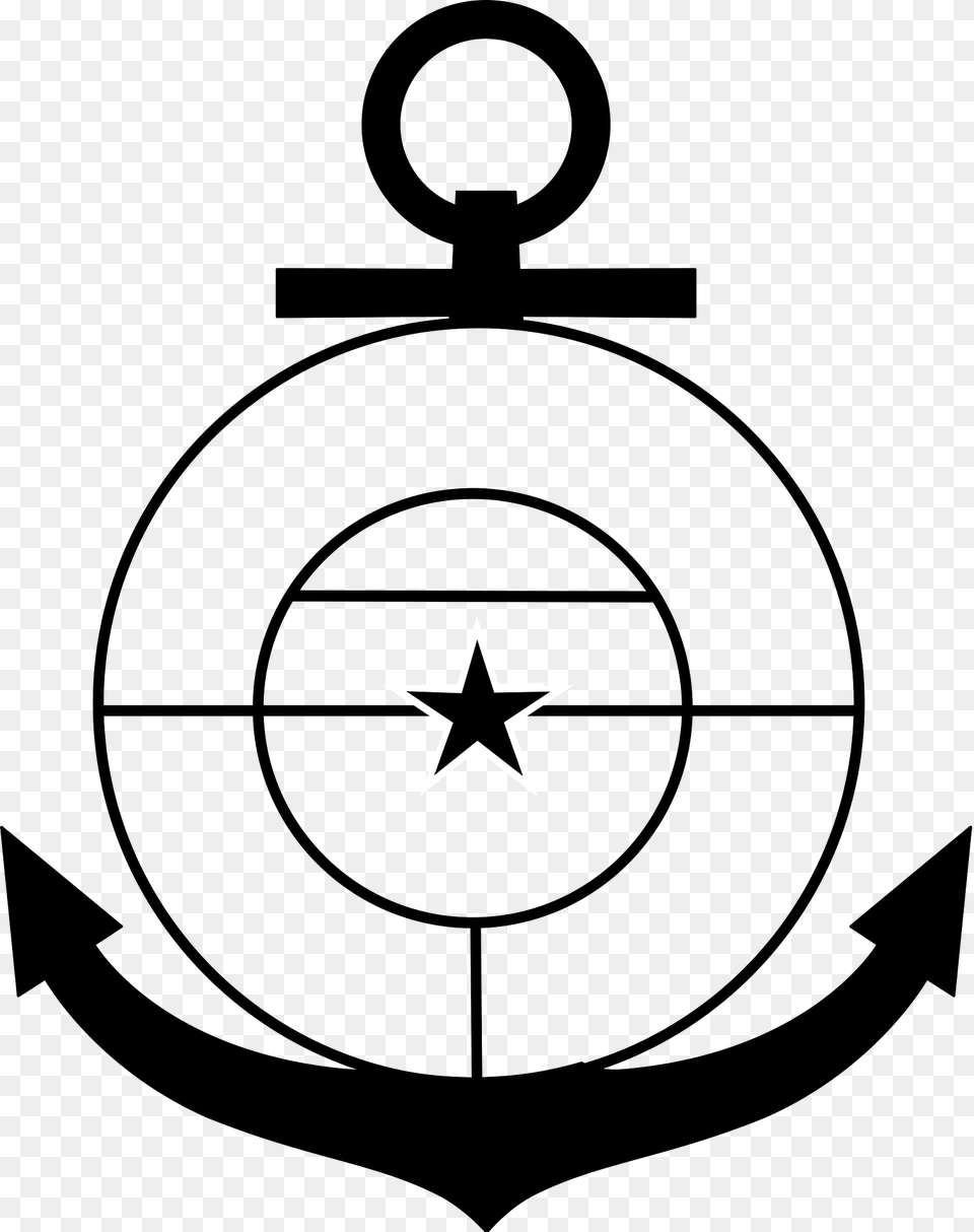 Roundel Of Colombia Naval Aviation Low Visibility Clipart, Electronics, Hardware Png Image
